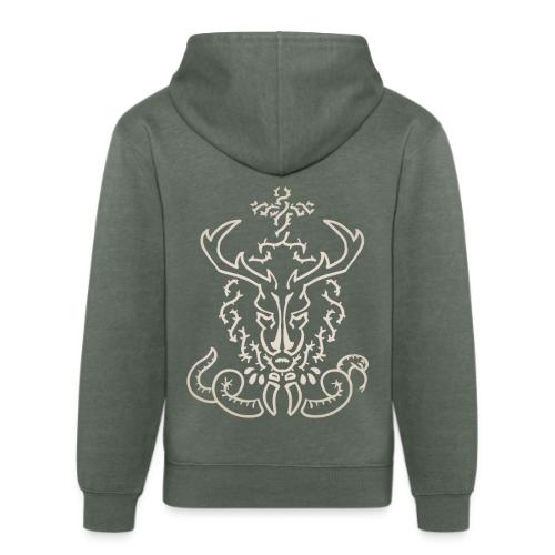 CHRISTmas Stag Light - Unisex Organic Hoodie