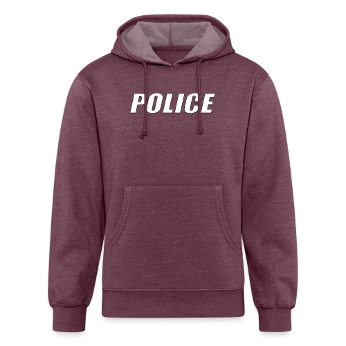 Police White - Unisex Organic Hoodie