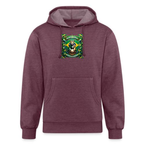 Brazil Jaguar Glory T-Shirt, Flag Pride Badge Gift - Unisex Organic Hoodie