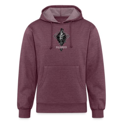 Wilted Rose Turning | Some sorrows don't echo back - Unisex Organic Hoodie