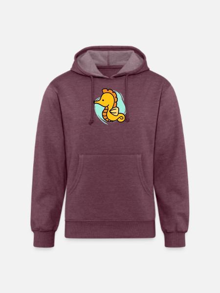 Cute Ba 1 1 - Unisex Organic Hoodie - heather burgundy