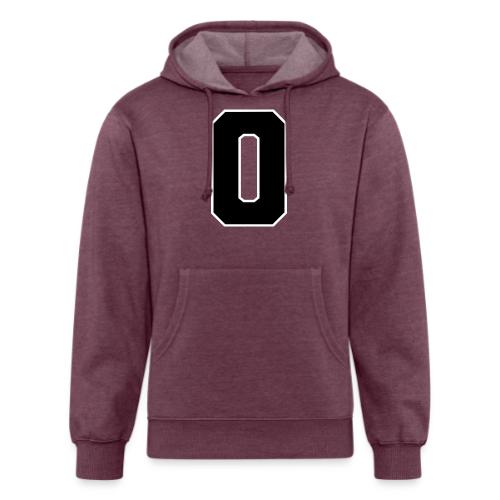 Varsity Letter O Collegiate Monogram - Unisex Organic Hoodie