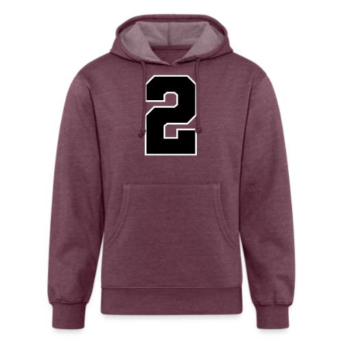 Varsity Number 2 Sports Design - Unisex Organic Hoodie