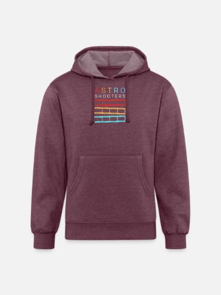 Astrophotography Telescope - Unisex Organic Hoodie - heather burgundy