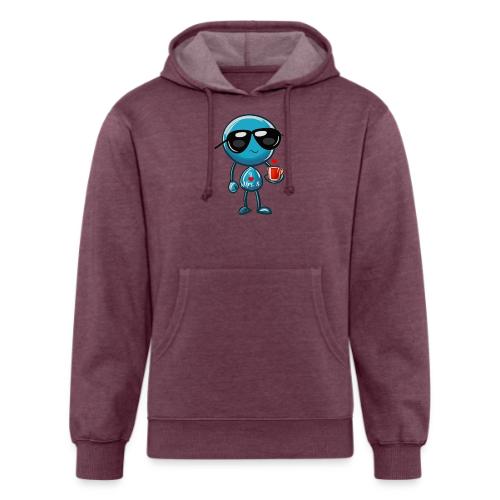 Smoon_I love Mrs S_Blue - Unisex Organic Hoodie