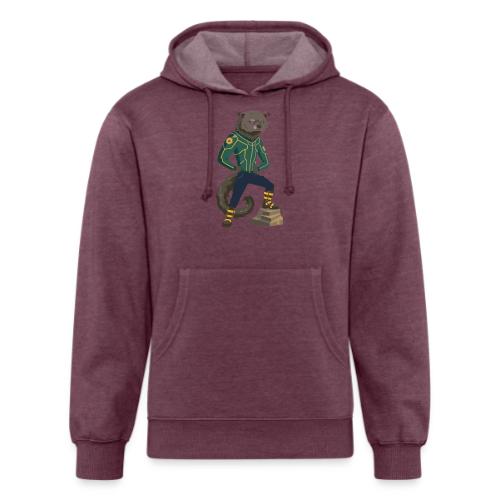 Raccoon Ranger in Neon Armor - Unisex Organic Hoodie