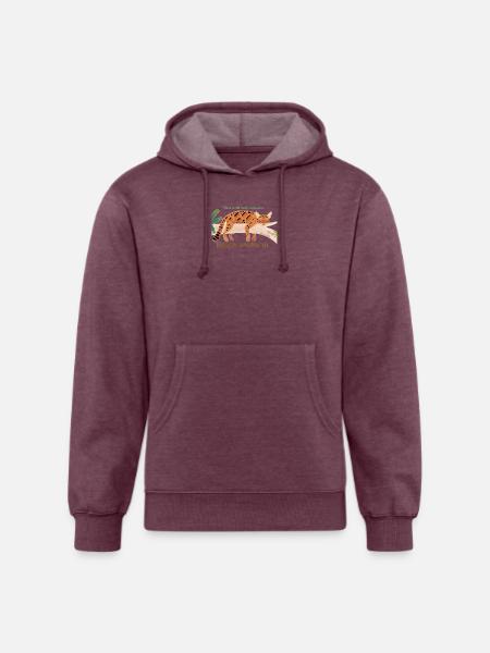 Happy weekend - Unisex Organic Hoodie - heather burgundy