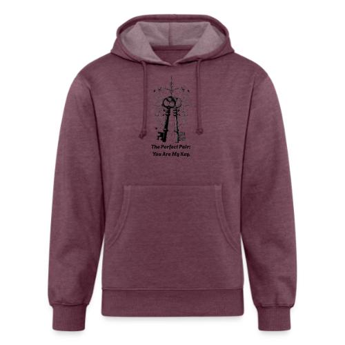 Valentine love keys - Unisex Organic Hoodie