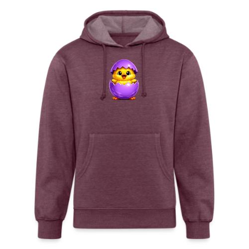 Easter Chick Purple - Unisex Organic Hoodie