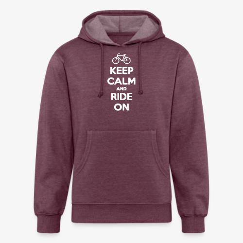 keep_calm_and_ride_on - Unisex Organic Hoodie