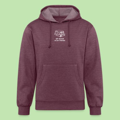 book lover t-shirt, book day shirt, my book is my - Unisex Organic Hoodie