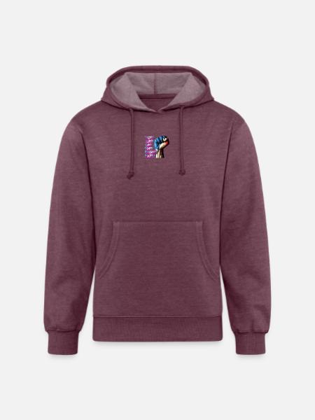 french resistance - Unisex Organic Hoodie - heather burgundy