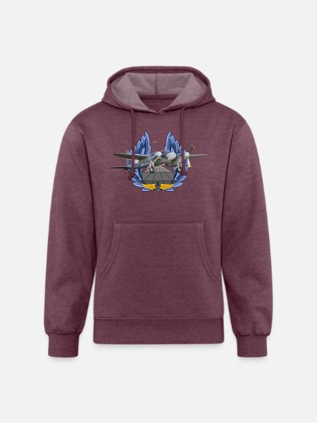 Mosquito - Unisex Organic Hoodie - heather burgundy