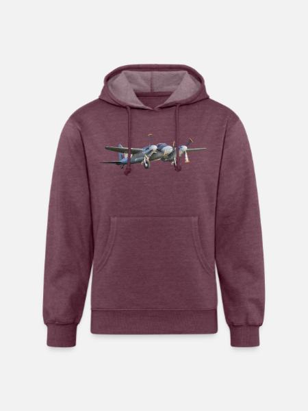 Mosquito - Unisex Organic Hoodie - heather burgundy
