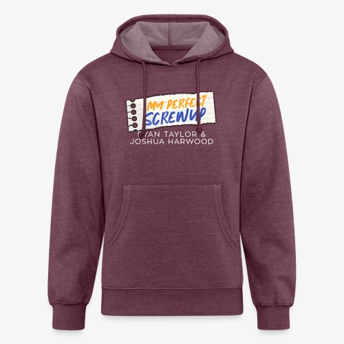My Perfect Screwup Title Block with White Font - Unisex Organic Hoodie