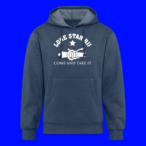 Lone Star BJJ - Come and Take It - White and Red - Unisex Organic Hoodie