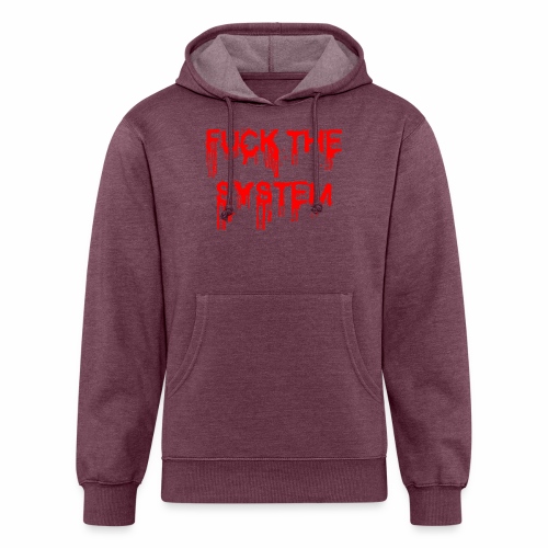 FUCK THE SYSTEM - gift ideas for demonstrators - Unisex Organic Hoodie