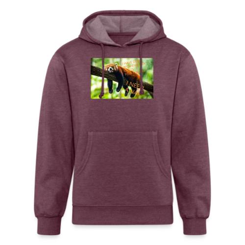 Fox napping meme - Unisex Organic Hoodie
