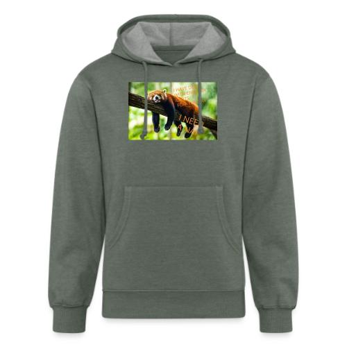 Fox napping meme - Unisex Organic Hoodie