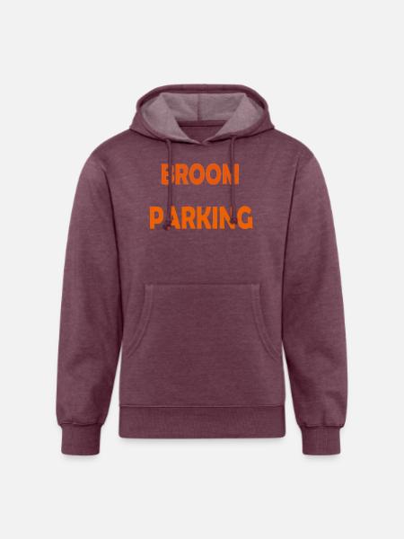 Broom Parking - Unisex Organic Hoodie - heather burgundy