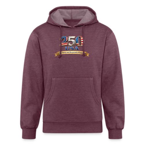 250 USA Liberty Banner - Unisex Organic Hoodie