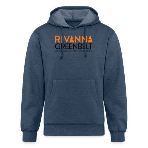 RIVANNA GREENBELT (orange/black) - Unisex Organic Hoodie
