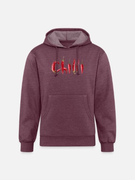 Chilli - Unisex Organic Hoodie - heather burgundy
