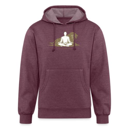 Silence Builds Kings Meditation Lion - Unisex Organic Hoodie