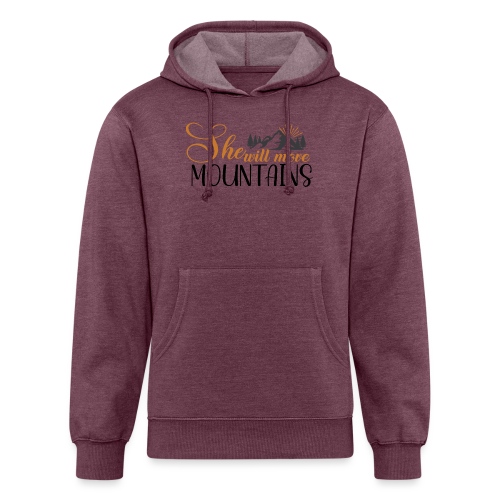 She will move mountains - Unisex Organic Hoodie