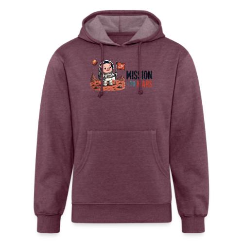 Mission To Mars Space Pig - Unisex Organic Hoodie