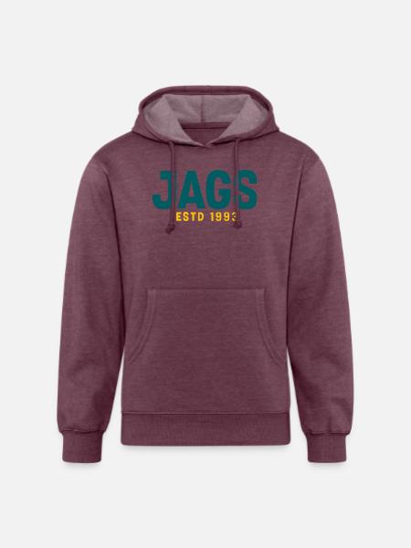 1 - Unisex Organic Hoodie - heather burgundy