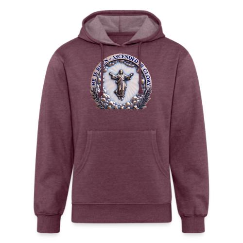 He Is Risen Ascended In Glory T Shirt, Gift - Unisex Organic Hoodie