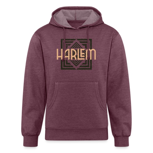 Harlem Sleek Artistic Design - Unisex Organic Hoodie