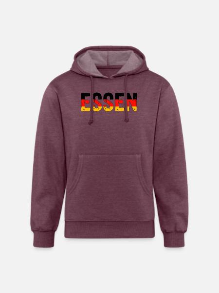 Essen Germany - Unisex Organic Hoodie - heather burgundy