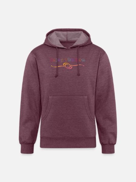 Comfy & Stylish Mom - Unisex Organic Hoodie - heather burgundy