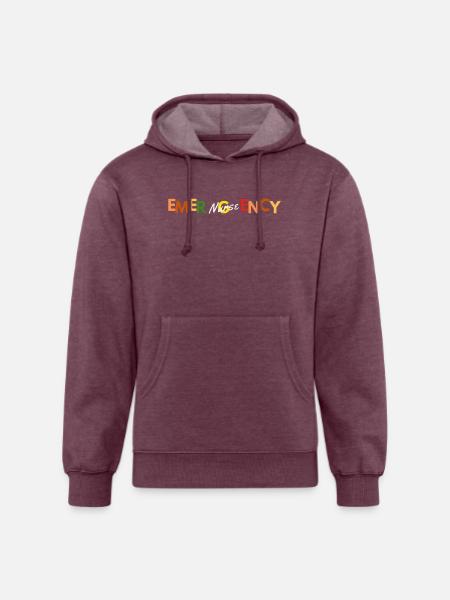 Emergency nurse - Unisex Organic Hoodie - heather burgundy