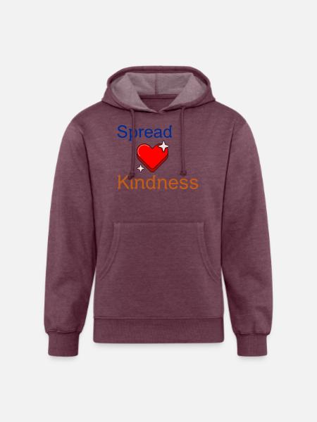 Mia - Unisex Organic Hoodie - heather burgundy