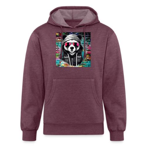 Stylish panda 2 - Unisex Organic Hoodie