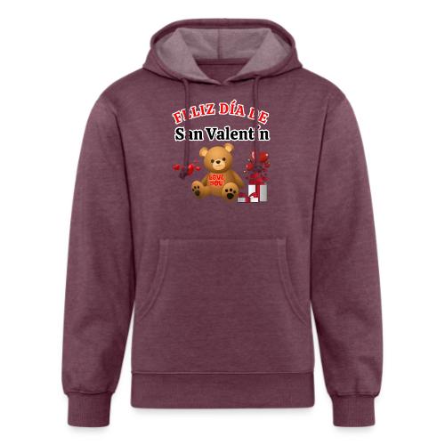 Valentine's Day Celebration Bears Love Hearts. - Unisex Organic Hoodie