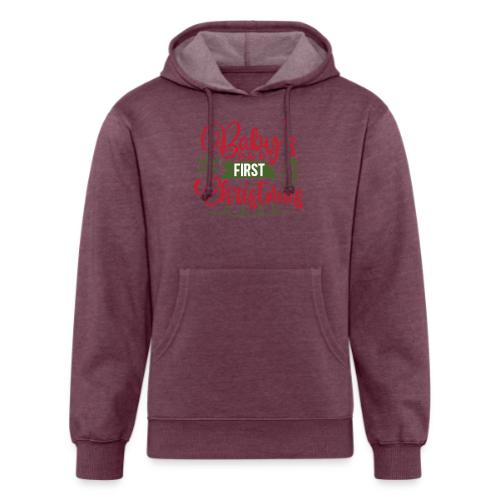 Baby s First Christmas - Unisex Organic Hoodie