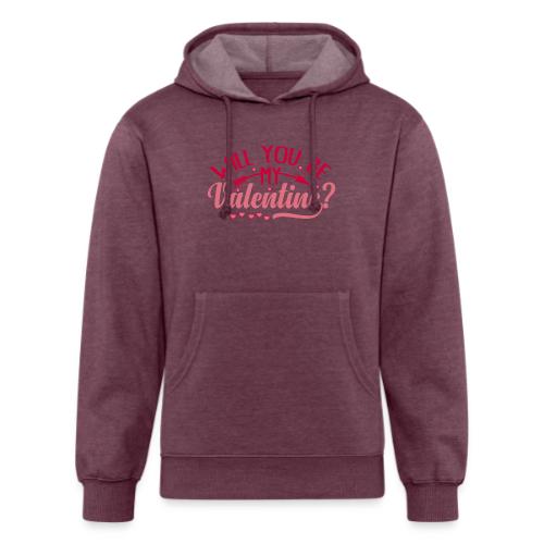Will you be my Valentine #2 - Unisex Organic Hoodie