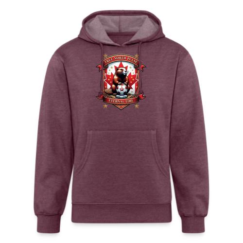 Canada Beaver Crest T-Shirt, Pride Badge Gift - Unisex Organic Hoodie