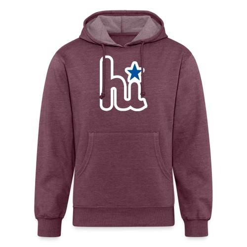 Hi Phillies logo t-shirt - Unisex Organic Hoodie