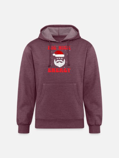 Big nick energy - Unisex Organic Hoodie - heather burgundy