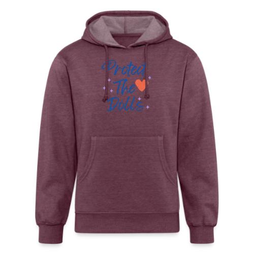 Protect The Dolls | Heart & Stars Typography - Unisex Organic Hoodie