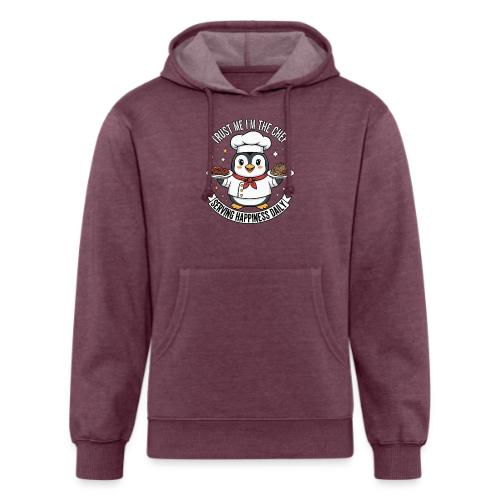 cute Penguin Chef-Funny Cartoon Daily Happiness - Unisex Organic Hoodie