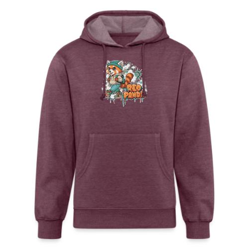 Red Panda Street Graffiti Vibes - Unisex Organic Hoodie