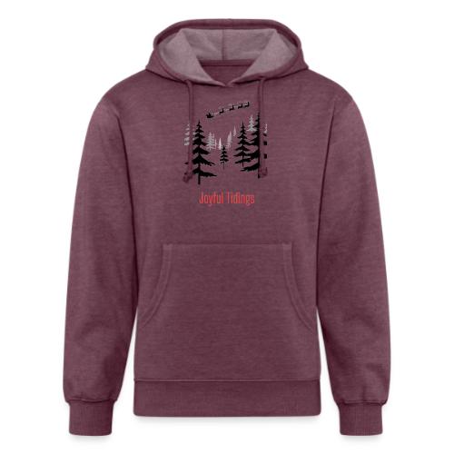 Joyful Tidings Christmas T-Shirt - Unisex Organic Hoodie