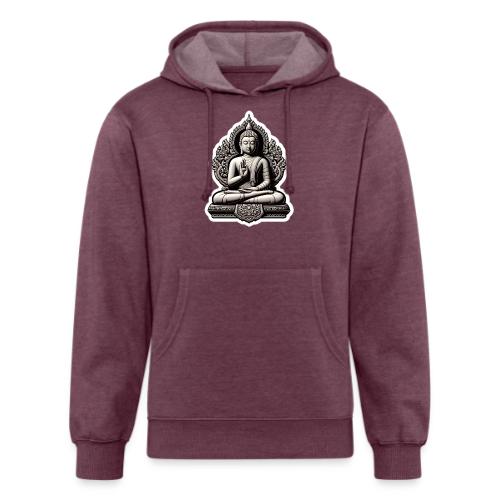 The Buddha Displaying Hand Mudra - Unisex Organic Hoodie