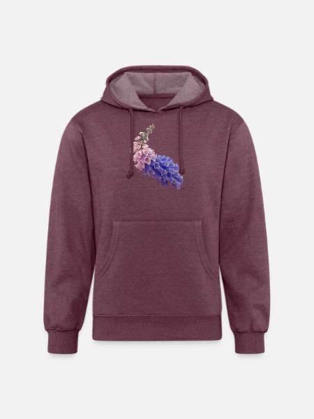 flume skin - Unisex Organic Hoodie - heather burgundy